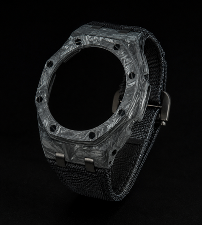 Kit, Bracelet Nylon + Cadran Carbon by GSHOP