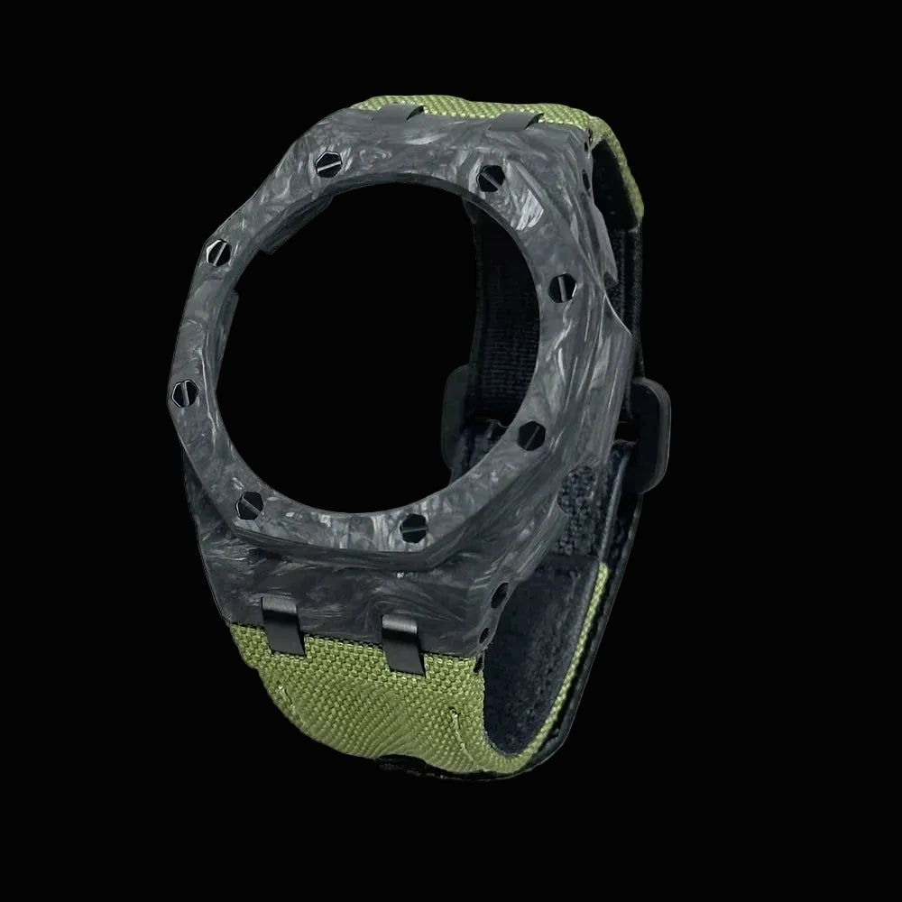 Kit, Bracelet Nylon + Cadran Carbon by GSHOP